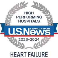 High Performing Hospitals U.S. News & World Report 2023-2024 Heart Failure
