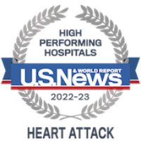 High Performing Hospitals U.S. News & World Report 2022-23 Heart Attack