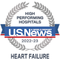 High Performing Hospitals U.S. News & World Report 2022-23 Heart Failure